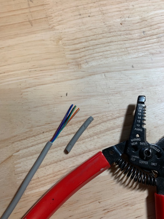 cut up serial cable